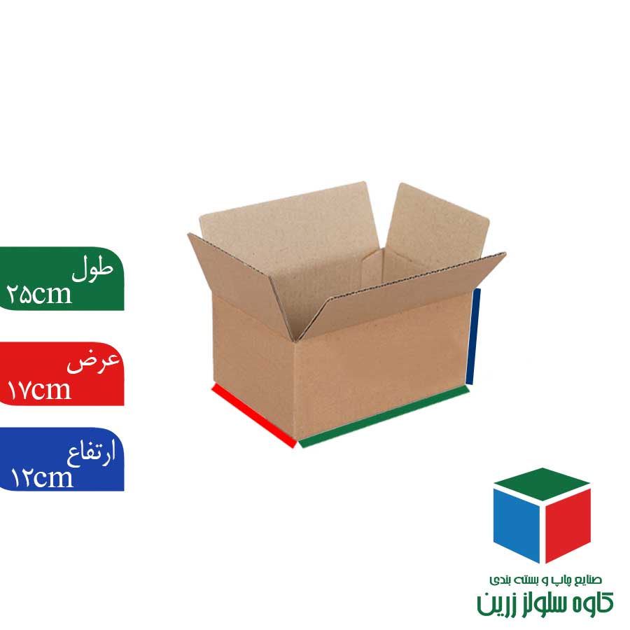 خریدکارتن پستی سایز1.25